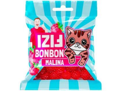 Fizi želé bonbóny malina 80g