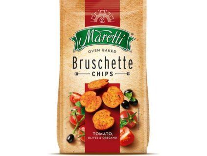 Bruschette Maretti rajčata, olivy a oregano 70g