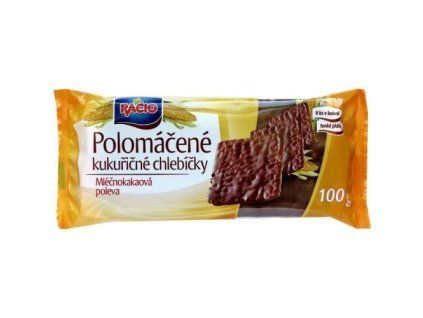 Racio chlebíčky polomačené kukuřice a kakao 100g