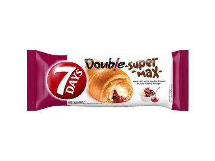 7Days croissant supermax vanilla-sour cherry fillings 110g