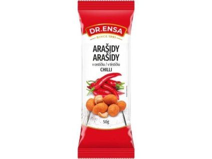 Dr.Ensa arašídy v těstíčku s příchutí chilli 50g