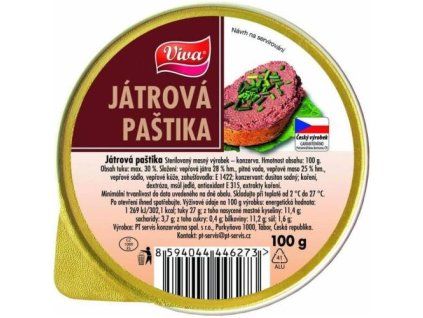 Viva paštika játrová 100g