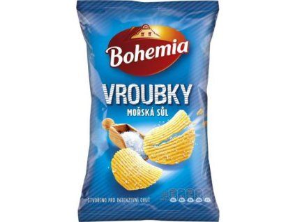 Bohemia vroubkované mořská sůl 120g
