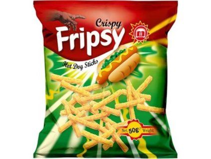 Fripsy crispy tyčinky hot dog 50g