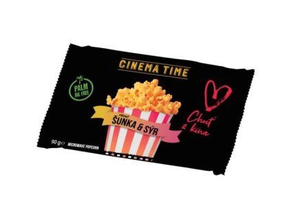 CinemaTime Premium popcorn šunka - sýr 90g