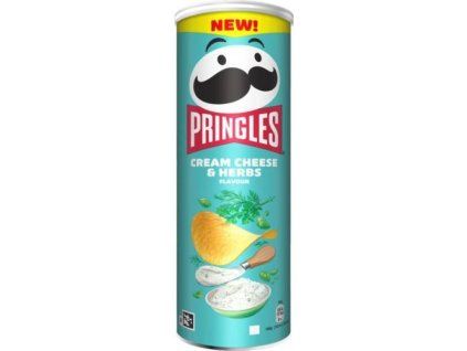 Pringles cream cheese & herbs 165g