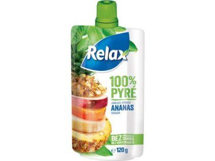 Relax 100% pyré ananas 120g