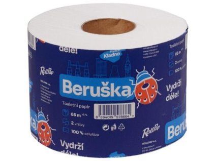 Beruška Toaletní papír 1ks 2V 65m Celulóza