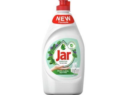 Jar čistič na mytí nádobí sensitive tea tree & mint 450ML