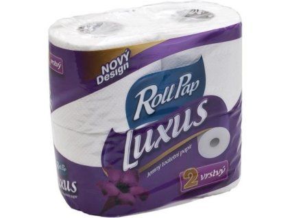 Prima Luxus toaletní papír 2v 21m celulóza bílá 4ks