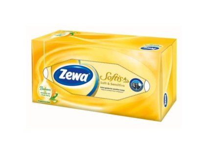 Zewa softis kosmetické ubrousky soft&sensitive box 80ks