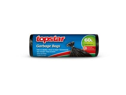 Topstar pytle na odpadky 60l x20ks