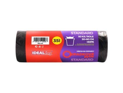 Ideal Bag odpadkové pytle 50ks 50x60cm standard 35'L