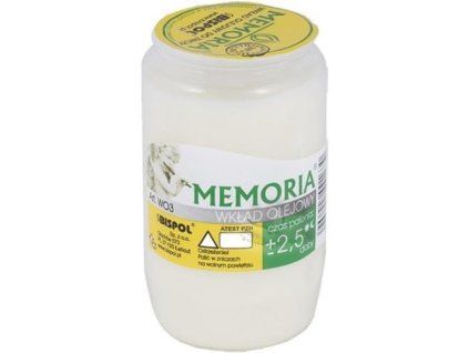 Bispol svíčka olejová bílá (wo3-000) 155g