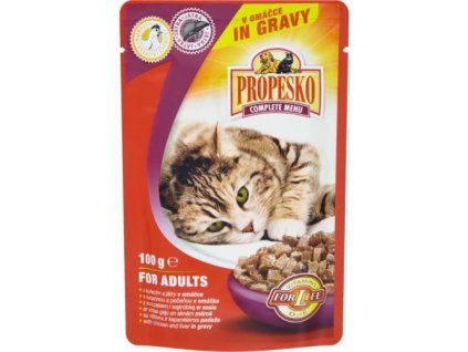 Propesko kapsička kuře+játra k 100g