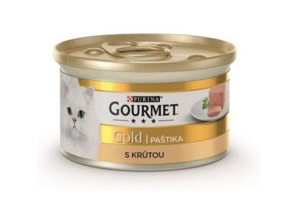 Gourmet Gold konzerva paštika s krůtou 85g