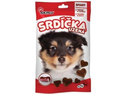 Akinu Srdíčka pamlsky uzená 60g