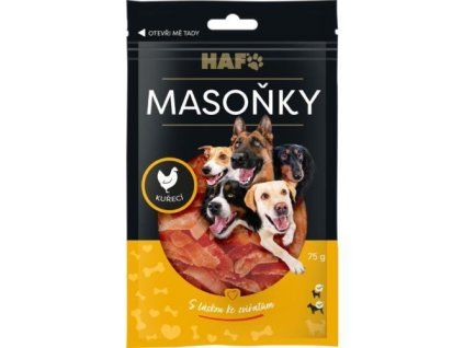 Haf masoňky kuřecí kousky 75g
