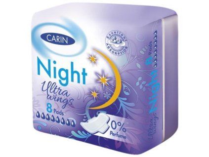 Carin Ultra Wings vložky 8ks Night