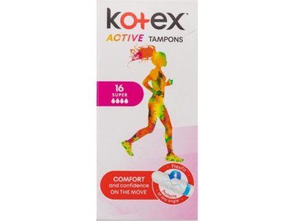 Kotex tampony active super 16ks