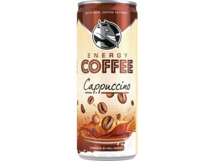 Hell energetický nápoj coffee cappuccino 0,25L