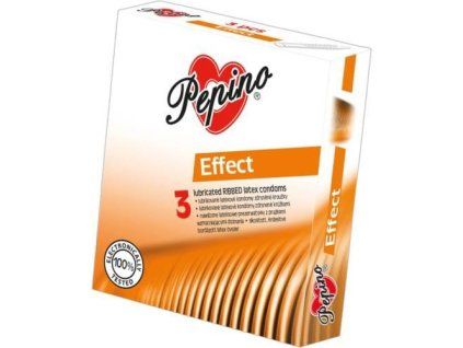 Pepino kondomy 3ks Effect kroužky
