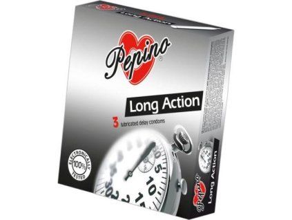 Pepino kondomy 3ks Long Action