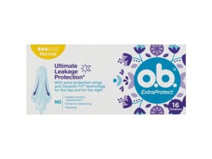 O.B. Extra Protect tampony 16ks Normal