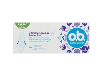 O.B. Extra Protect tampony 16ks Super+