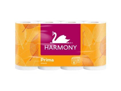 Harmony toaletní papír 3v prima orange 8ks