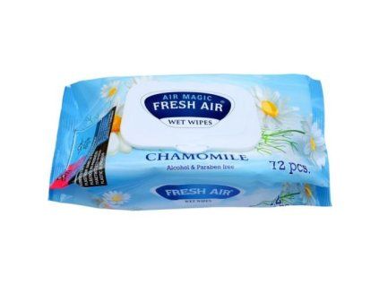Fresh Air vlhčené ubrousky 72ks Chamomile