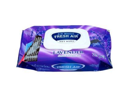 Fresh Air vlhčené ubrousky 72ks Lavender