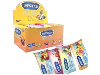 Fresh Air vlhčené ubrousky 15ks Fruit