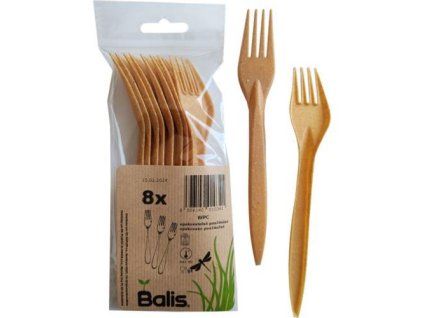 Balis vidlička @8ks wpc opakovaně použitelné 1ks