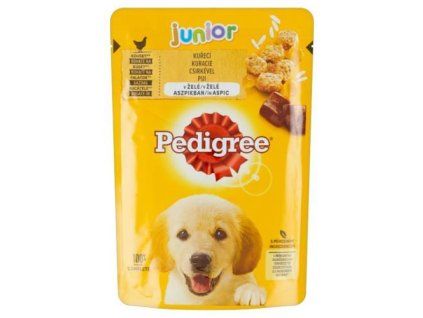 Pedigree kapsička junior kuřecí +rýže 100g