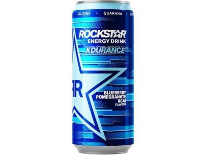 Rockstar xdurance blueberry (modrá) 0,5L