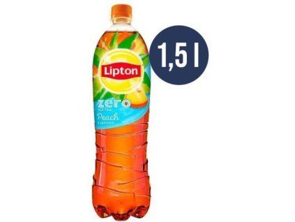 Lipton black peach zero $c 1,5L