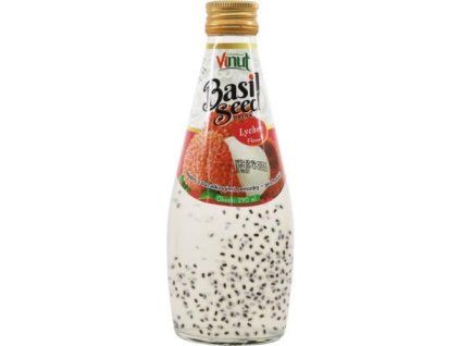 Vinut nápoj s bazalkovými semínky příchuť liči 290ML