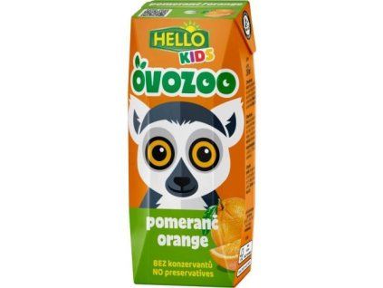 Hello ovozoo pomeranč 250ML