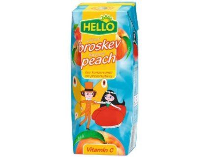 Hello mini broskev 250ML TP