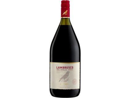 Lambrusco emilia rosso červené amabile igt 1,5L