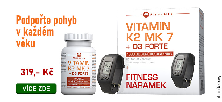 Vitamin K2 MK7+D3 Forte + Fitness náramek