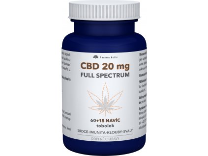 cbd 20mg 60plus15