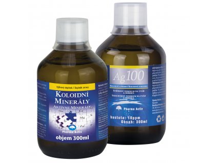 Koloidní minerály 300ml + AG100 10ppm 300ml