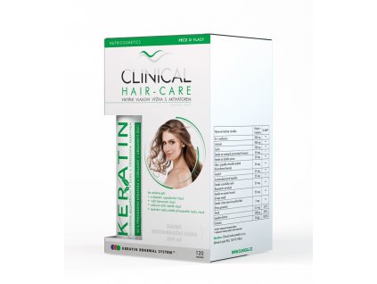 CLINICAL HAIR-CARE 120 tobolek + Keratin regenerační kúra
