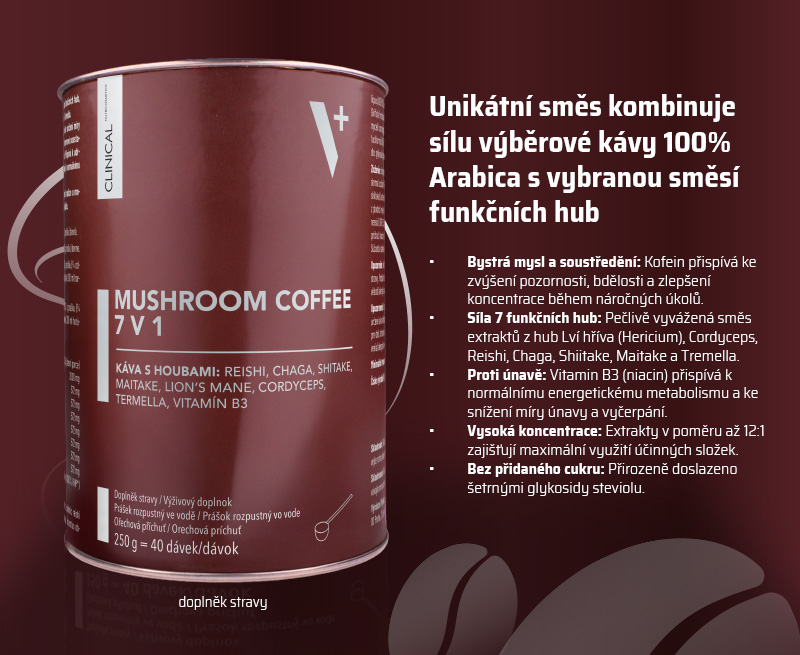 Mushroom coffee 7 v 1, 250g