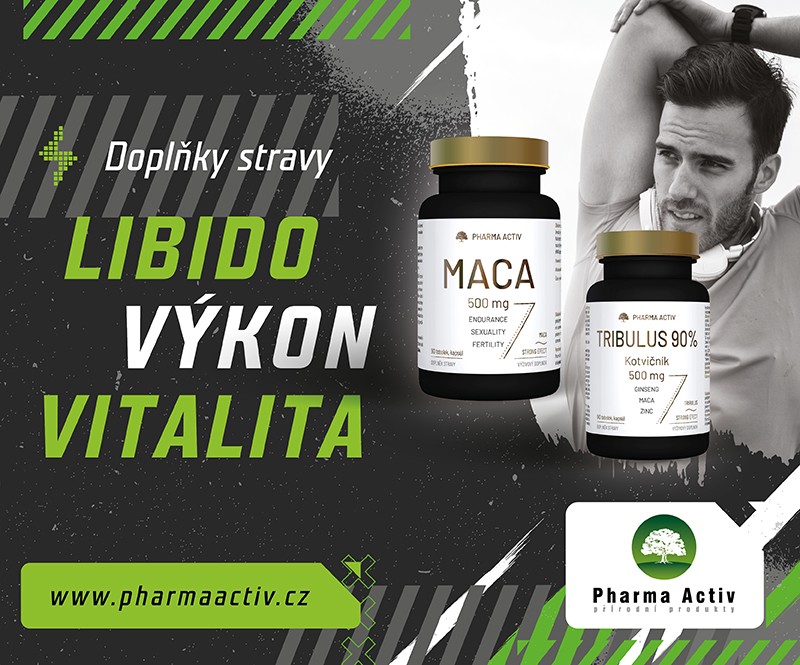 LIBIDO VÝKON VITALITA - Maca a Tribulus (kotvičník) - doplňky stravy