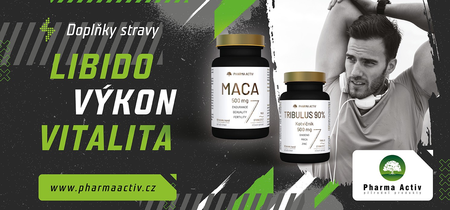 LIBIDO VÝKON VITALITA - Maca a Tribulus (kotvičník) - doplňky stravy
