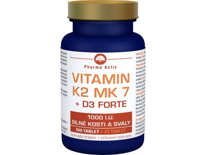 Vitamin K2 MK7 + D3 FORTE 1000 I.U. 125 tablet