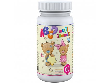 ABCD Multi Gummies 60 pektinových bonbónů
